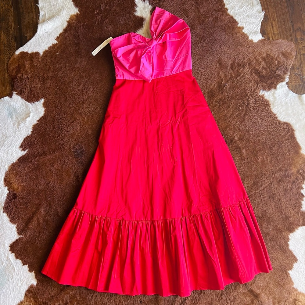 Anthropologie strapless dress. Size 6. Never worn, tag still on.